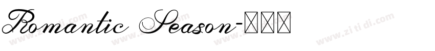 Romantic Season字体转换